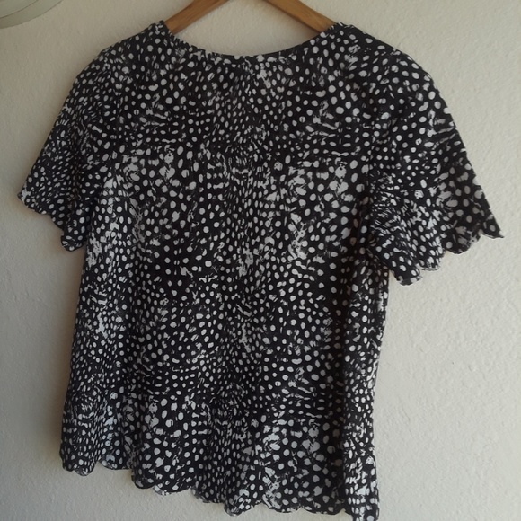 🤳SALE🤑🔥Topshop black and white Top Small - Picture 5 of 7